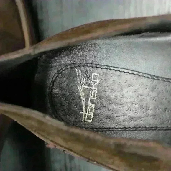 Dansko Women’s Brown Suede Leather Slip On Clogs - Picture 8 of 10